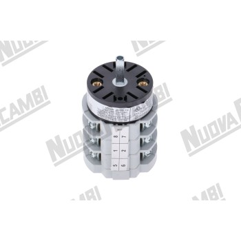 Головний перемикач 1-0-2 "BREMAS CS0169837V" 16A - 690В - штифт 5x5мм для FAEMA