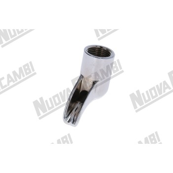 Вигнутий носик на 1 чашку - відкритий - G.3/8, вис.45мм