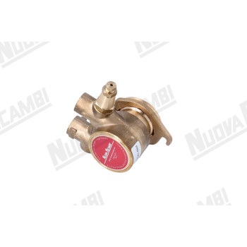 Об'ємний насос NUERT з фланцем "FAEMA/CASADIO/CIMBALI" 2 отвори, 150 л - штифт 7,3X3,3 мм - збалансований байпас, вис. (без штифта) 65мм - фітинги 3/8ВР - внутрішній обмежувач для трубки-мами