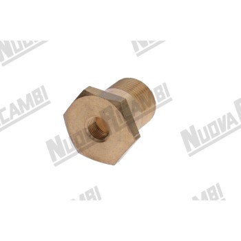 Нижний фитинг теплообменника "старый" - 3/4НР - 1/8ВР - шестигранник 36мм - для SAN MARCO