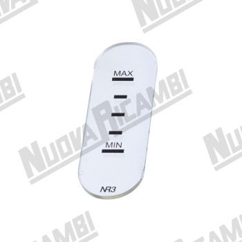 Градуйоване овальне скло рівня 89x30мм