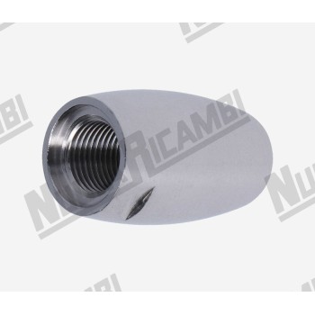 Паровий носик з внутрішнім різьбленням, 3 отвори