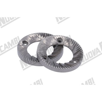 Жорна FAEMA/CIMBALI MD2000/MD3000/MAGNUM праві, Ø шестигранник 75 - Ø внутр. 43 - вис. 9мм, 3 отвори