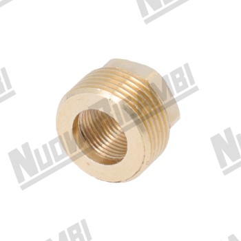 Латунне з&#039;єднання для мийки скла 3/8ВР-3/4НР, шестигранник 22