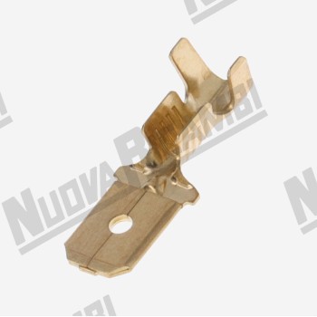 Плоский разъем 6,3мм (папа)