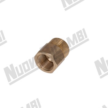 Фітинг G 1/2НР - 3/8ВР - шестигранник 21мм - "латунь"