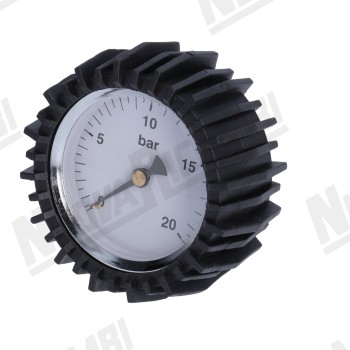 Манометр портафільтра 20 атм з гумовим захистом