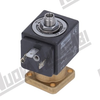Електромагнітний клапан PARKER 3-ходовий V220-230/50-60 9Вт, отвір Ø 1,5 - 10 бар - рубінове ущільнення - дренаж плоский 1/8
