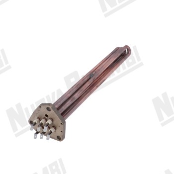 Нагрівальний елемент (тен) 2 групи - V230/400 - 2850Вт - 6 контактів FASTON - довж. 300мм - з тримачем датчика для CIMBALI ALINA