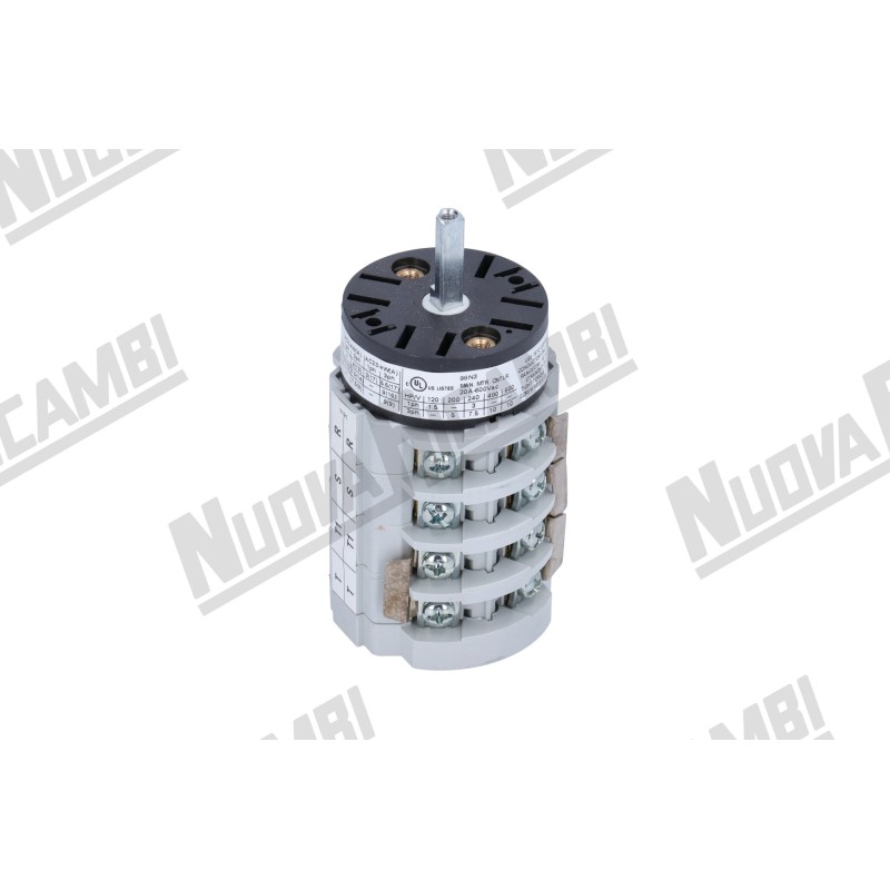 Головний перемикач 0-1-2 "BREMAS CS0177121V" 20A - 690В - штифт 5x5мм для CASADIO DODICI/ QUINDICI / CIMBALI M20/ 21/ 22/ 27/ 28/ 29/ 30/ 31/ 32/ 39 Головний перемикач 0-1-2 "BREMAS CS0177121V" 20A - 690В - штифт 5x5мм для CASADIO DODICI/ QUINDICI / CIMBALI M20/ 21/ 22/ 27/ 28/ 29/ 30/ 31/ 32/ 39