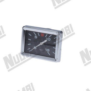 Манометр одинарної шкали 0-15 бар - з'єднання 1/4НР плоске - рамка 79x56мм - корпус Ø 52мм для GAGGIA