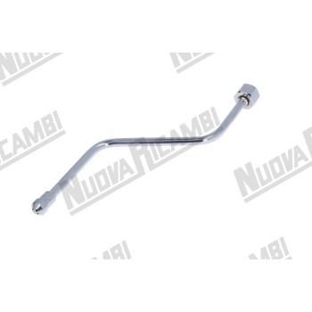 Хромована парова трубка "NR" - Ø 8мм - гайка 3/8ВР - довж. 2225мм - для GAGGIA