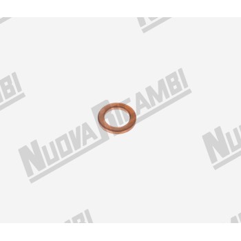 Мідна прокладка - Ø 9,8x6,2x1мм