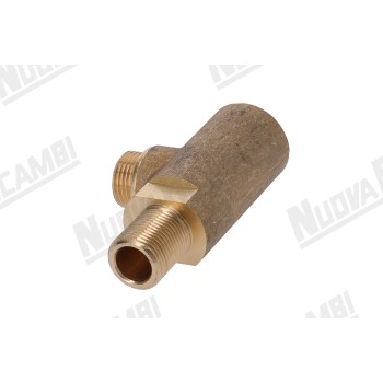 Латунный корпус парового/водяного клапана - соединение штуцера Ø 3/8НР - для RANCILIO CLASSE10-EPOCA-MILLENNIUM-S20-Z11
