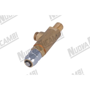 Кран води/пари в зборі - з'єднання 3/8НР-3/8ВР для RANCILIO (CLASSE 10/ EPOCAcc)