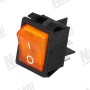 Помаранчевий світловий біполярний перемикач 250В 16А, монтажний отвір 22x30мм для ANFIM/ LA PAVONI/ ROSSI/ BEZZERA/ CARIMALI/ RANCILIO/ OBEL/ CIME