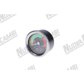 Манометр одинарної шкали 0-2,5 бар - з'єднання 1/4НР плоске - рамка Ø 57мм - корпус Ø 52мм для RANCILIO S10/ S20/ S24/ S27
