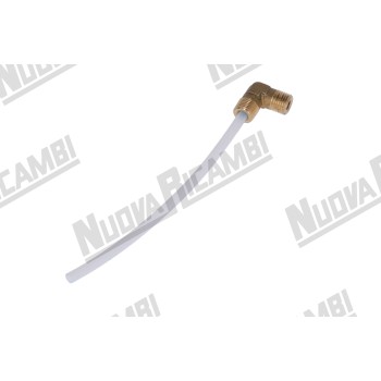 Кутова тефлонова інжекторна трубка - Ø 6мм - 1/4НР-1/4НР - довж. 170мм - для LA SAN MARCO 85/ 95