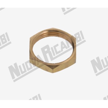 Латунное кольцо G 3/4ВР для крепления крана воды/пара - шестигранник 27мм - выс. 6мм - для LA SAN MARCO