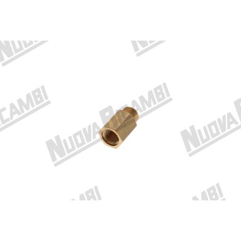 Фітинг жиклера G 1/4НР - 1/4ВР - отвір Ø0,7мм - вис. 30мм - шестигранник 17 для RANCILIO Фітинг жиклера G 1/4НР - 1/4ВР - отвір Ø0,7мм - вис. 30мм - шестигранник 17 для RANCILIO