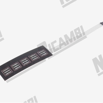 Мембрана сенсорної панелі 5 кнопок - 6 контактів - для CIMBALI M30 DOSATRON (496071010)