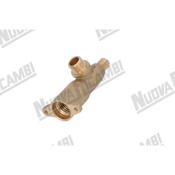 Корпус водяного/парового клапана - з'єднання 1/4НР-3/8НР 120° для CIMBALI (M20/M27/M30)