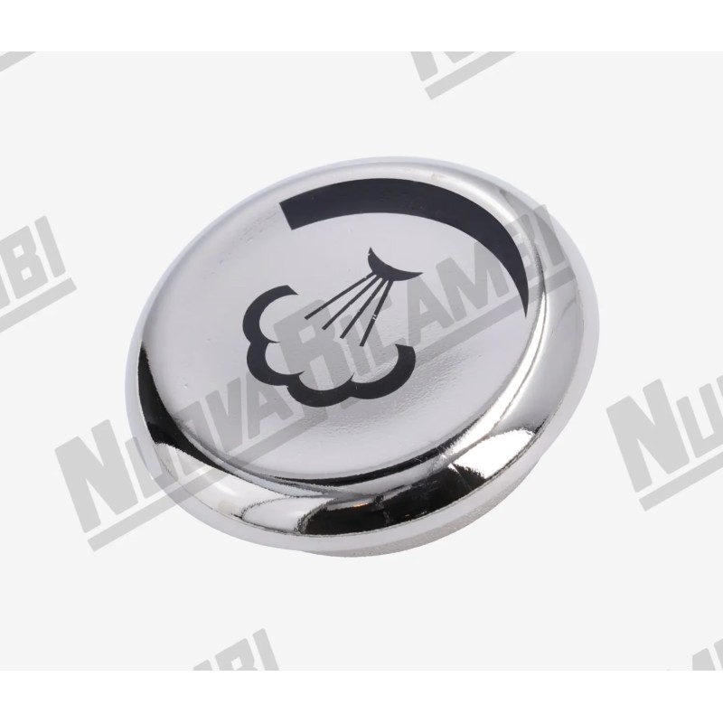 CHROMED STEAM KNOB CAP