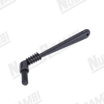 Чорна щітка "NR SMART" для кавового душа - довж. 160мм - щетина Ø 10X25мм