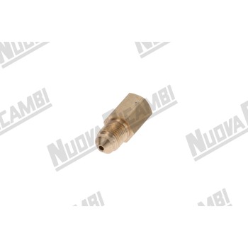 Латунний фітинг 1/8М під хомут - 1/8ВР - шестигранник 14мм