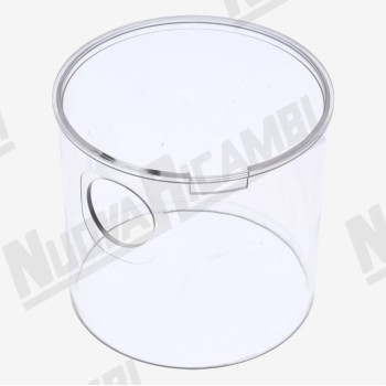 Плексигласовий циліндр дозатора меленої кави Ø 121x116x115мм - для BEZZERA/ CARIMALI/ PAVONI/ RENEKA/ OBEL