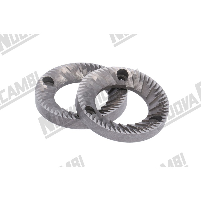 Комплект жорен MACAP MC4/MC5 1400 об/хв, праві, Ø шестигранник 58 - Ø внутр. 34 - вис. 8,5мм - 3 отвори Комплект жорен MACAP MC4/MC5 1400 об/хв, праві, Ø шестигранник 58 - Ø внутр. 34 - вис. 8,5мм - 3 отвори