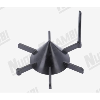 Верхня зірочка "нейлонова" зі штоком дозатора меленої кави - для EUREKA SERIE MDL-MDM/ NUOVA SIMONELLI SERIE MDL-MDX