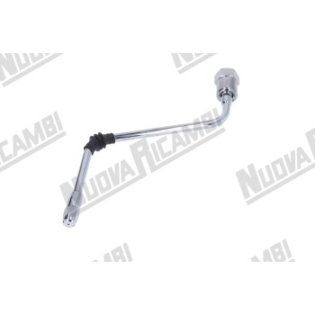 Оригінальна парова трубка з нержавіючої сталі в зборі - Ø 8мм - гайка 3/8ВР - довж. 195мм - для WEGA SPHERA/ ATLAS