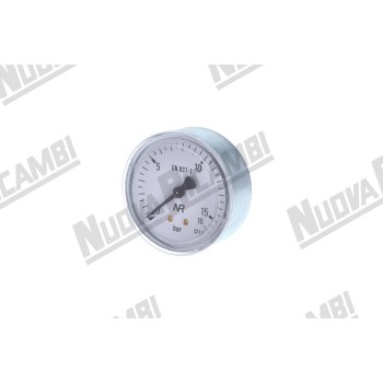 Манометр 1 шкала 0-16 бар - з'єднання 1/4НР - корпус Ø 62мм для ASTORIA CMA
