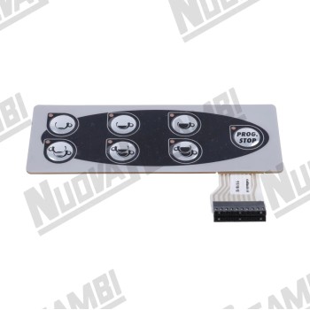 Мембрана сенсорної панелі 7 кнопок для ASTORIA CMA - 10+10 контактів