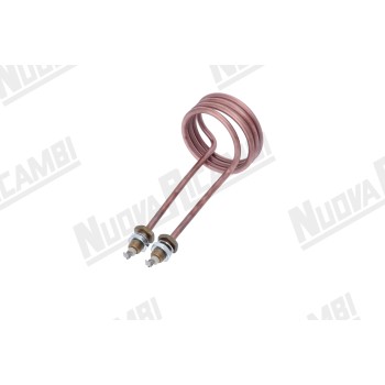 Нагрівальний елемент (тен) - V230 - 2700Вт - 2 контакти FASTON 90° - Ø 105мм - фітинги 3/8НР - довж. 195мм для LA SPAZIALE RAPID/ SPAZIO
