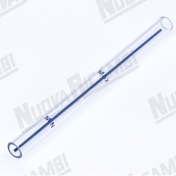 Шовкотрафаретне/градуйоване оглядове скло рівня для горизонтального бойлера Ø 11X150мм для LA SPAZIALE