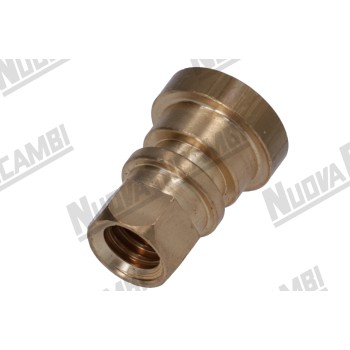 Латунный держатель прокладки клапана крана воды/пара - Ø 21x19x30мм - для BEZZERA SERIESS B2000/ COMPACT