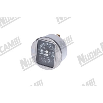 Манометр подвійної шкали 0-3/0-15 бар - з'єднання 1/8НР плоске - рамка Ø 70мм - корпус Ø 63мм для BEZZERA Манометр подвійної шкали 0-3/0-15 бар - з'єднання 1/8НР плоске - рамка Ø 70мм - корпус Ø 63мм для BEZZERA