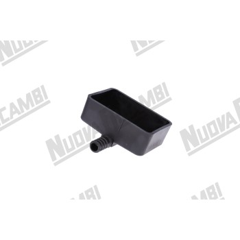 Дренажный поддон 105x75мм - соединение дренажной трубки Ø 16мм для BEZZERA