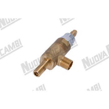 Кран води/пари в зборі - з'єднання 3/8НР - штифт 7x7мм для BEZZERA ELLISSE