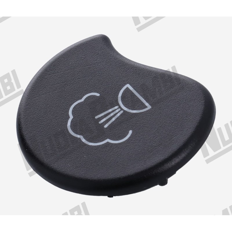 Чорний та шовкотрафаретний ковпачок ручки парового клапана - для BEZZERA ELLISSE Чорний та шовкотрафаретний ковпачок ручки парового клапана - для BEZZERA ELLISSE