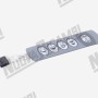 Мембрана сенсорной панели 5 кнопок - 5 LED - 7+7 контактов - для BEZZERA ELLISSE (5660502)