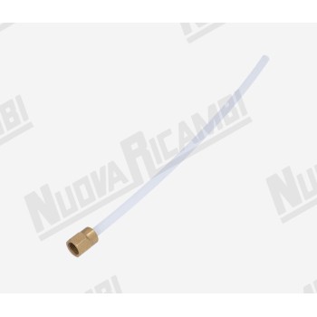 Тефлонова дренажна трубка електромагнітного клапана Ø 4x6мм - Ø 6мм - 1/8ВР - довж. 215мм - для BRUGNETTI