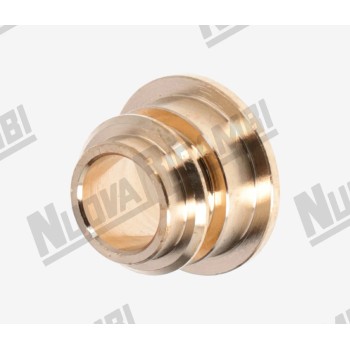 Латунная втулка направляющей пружины соединения крана воды/пара - Ø 15/12x7x10мм - для CARIMALI ECO/ ECO LUX/ ETA BETA/ ESPRESSO/ KIKKO