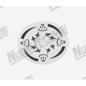 Желтая шелкотрафаретная ручка "STEAM" для крана - для ELEKTRA