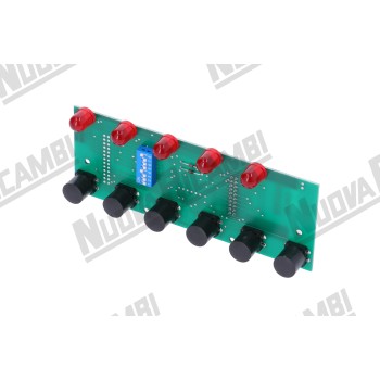 Плата сенсорної панелі "CUBIC" 6 кнопок - 5 LED - 20 контактів - для NUOVA SIMONELLI PROGRAM VIP / PREMIER V (04900112)
