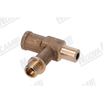 Латунний корпус парового/водяного клапана - з'єднання штуцера Ø 3/8НР - для NUOVA SIMONELLI APPIAII/ APPIA COMPACT II/ AURELIA II