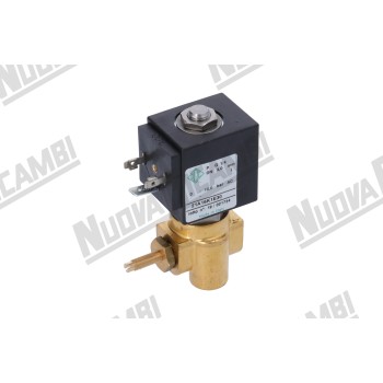 Електромагнітний клапан CEME 2-ходовий 1/4ВР з ручкою регулювання 230/240В 50/60Гц 17Вт, отвір Ø3, ущільнення VITON "UL"