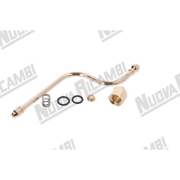 Оригінальна латунна парова трубка в зборі - Ø 8мм - гайка 3/8ВР - комплект з'єднань - довж. 200мм - для VICTORIA ARDUINO VENUS Оригінальна латунна парова трубка в зборі - Ø 8мм - гайка 3/8ВР - комплект з'єднань - довж. 200мм - для VICTORIA ARDUINO VENUS